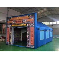 閉氣充氣靈棚可以停風(fēng)機(jī)抗大風(fēng)