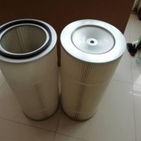 螺桿通孔除塵濾芯濾筒防靜電焊接煙覆膜濾筒320*1000