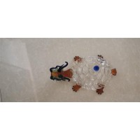 烏龜造型玻璃酒瓶龍王赑屃玻璃招財(cái)擺件手工玻璃白酒瓶