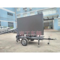 輕型簡易LED廣告拖車單面屏