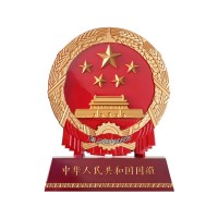 金屬國徽擺件市政單位/上市公司/國企集團(tuán)領(lǐng)導(dǎo)辦公擺件批發(fā)