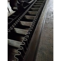 北京大傾角波狀擋邊輸送帶  大傾角裙邊帶 環形擋邊帶廠家