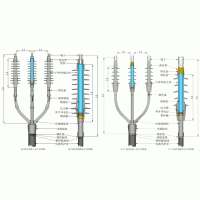 供應(yīng)高品質(zhì)低壓冷縮電纜附件1KV冷縮四芯電纜終端頭