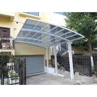 河北全鋁車棚廠家，河北全鋁雨棚廠家，任丘市永信紗窗加工廠