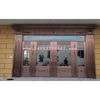 任丘銅門生產(chǎn)廠家，任丘滿超不銹鋼門廠，河北別墅銅門生產(chǎn)廠家