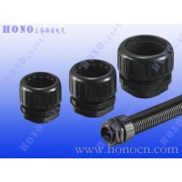 尼龍軟管防水接頭 尼龍擰緊式軟管直接頭 防水型塑料軟管接頭