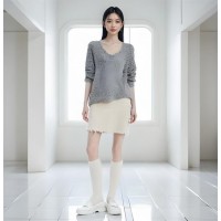 溫碧霞自創IRENENA服裝法式編織小香風半身裙