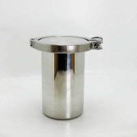 304不銹鋼密封罐密封茶葉罐運(yùn)輸加厚衛(wèi)生級(jí)儲(chǔ)存罐藥化罐卡箍罐